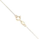 9ct Yellow Gold Sapphire Three Stone Pendant and Chain 16"