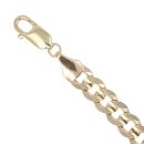 9ct Yellow Gold Curb Bracelet 9"