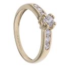 9ct Yellow Gold Cubic Zirconia Ring