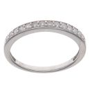 9ct White Gold 0.20ct Brilliant Cut Diamond Eternity Ring