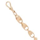 9ct Yellow Gold Patterned Tulip Bracelet 8.5"