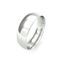 Platinum Traditional Court Wedding Band 6mm
