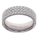 Platinum 1.00ct Brilliant Cut Diamond Fancy Ring
