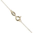 9ct Yellow Gold 0.01ct Diamond Mum Pendant and Chain 18"