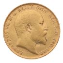 1906 Edward VII Large Head UK Full Sovereign Coin