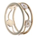 9ct Yellow and White Gold Daisies Clogau Ring