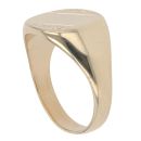 9ct Yellow Gold Patterned Signet Ring