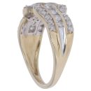 9ct Yellow Gold 0.75ct Brilliant Cut Diamond Fancy Ring