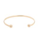 9ct Yellow Gold Plain Torque Bangle