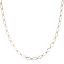 9ct Yellow Gold Hexagonal Fancy Chain 20"