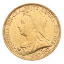 1893 Victoria Old Head UK Full Sovereign Coin