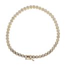 18ct Yellow Gold 0.50ct Brilliant Cut Diamond Fancy Bracelet 7"