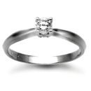 Platinum 4 Claw 0.25ct Diamond Solitaire Ring