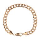 9ct Yellow Gold Curb Bracelet 8"
