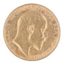 1903 Edward VII Large Head UK Half Sovereign Coin