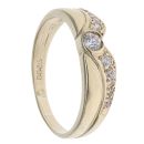 9ct Yellow Gold Cubic Zirconia Fancy Ring