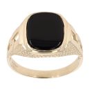 9ct Yellow Gold Onyx Signet Ring