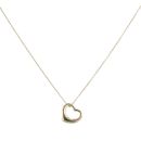 18ct Yellow Gold Tiffany Elsa Peretti Open Heart Pendant and Chain 16"