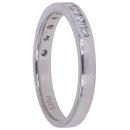 18ct White Gold 0.27ct Brilliant and Baguette Cut Diamond Eternity Ring