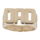 9ct Yellow Gold Patterned Dad Ring