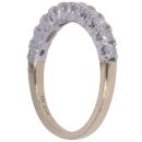 9ct Yellow Gold 0.55ct Brilliant Cut Diamond Half Eternity Ring