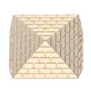 9ct Yellow Gold Pyramid Ring