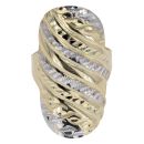 14ct Yellow And White Gold Fancy Ring