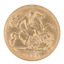 1903 Edward VII Large Head UK Half Sovereign Coin