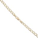 9ct Yellow Gold Curb Chain 22"