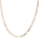 9ct Yellow Gold Figaro Chain 22"