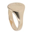 9ct Yellow Gold Patterned Signet Ring
