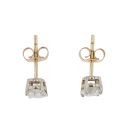 9ct Yellow Gold 1.10ct Diamond Stud Earrings