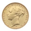 1883 Victoria Old Head Australia Full Sovereign Coin