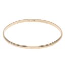 9ct Yellow Gold Plain Bangle