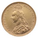1890 Victoria Jubilee Head UK Full Sovereign Coin