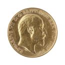 1910 Edward VII Large Head UK Half Sovereign Coin