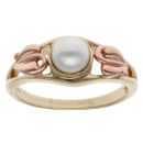 9ct Yellow and Rose Gold Pearl Tree Of Life Clogau Ring