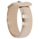 9ct Yellow Gold Buckle Ring