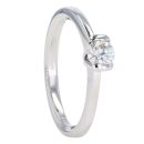 18ct White Gold 0.33ct Diamond Solitaire Ring