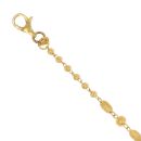 22ct Yellow Gold Fancy Bead Bracelet 7"