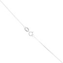 18ct White Gold 0.30ct Princess And Brilliant Cut Diamond Snowflake Pendant And Chain 18"