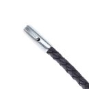 Unique & Co Black Leather Bracelet