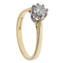 18ct Yellow Gold 0.85ct Brilliant Cut Diamond Solitaire Ring
