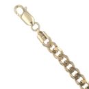 9ct Yellow Gold Curb Bracelet 7.5"