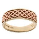 9ct Yellow and Rose Gold Clogau Celtic Band 6.5mm