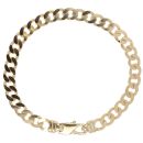 9ct Yellow Gold Curb Bracelet 8"