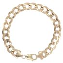 9ct Yellow Gold Curb Bracelet 8"