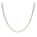 9ct Yellow Gold Square Curb Chain 18"