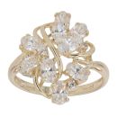 14ct Yellow Gold Cubic Zirconia Fancy Ring