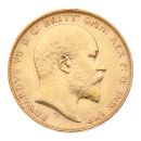 1910 Edward VII Large Head Australia Full Sovereign Coin